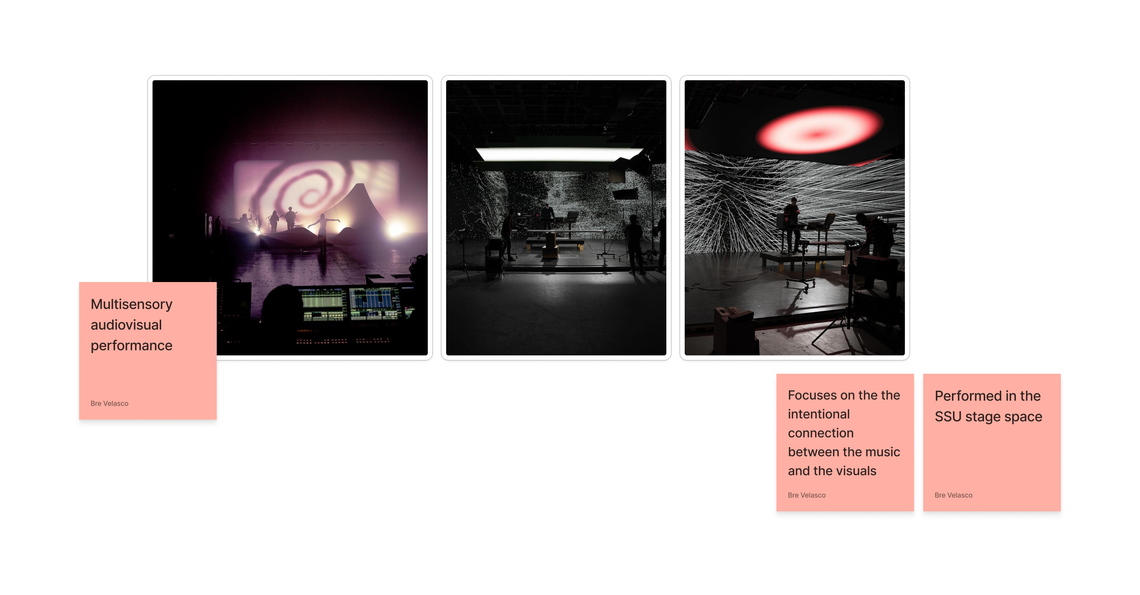 Visualization 1 is about the idea of creating a multisensory audiovisual live performance that would be installed and performed in Marquee. This includes utilizing projectors, lighting and reactive visuals with music coming out from Ableton.